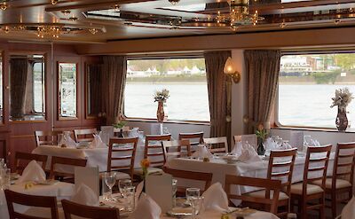 Dining Area | MS Switzerland | Boat & Bike Tour