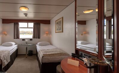 Main Deck Cabin | MS Switzerland | Boat & Bike Tour