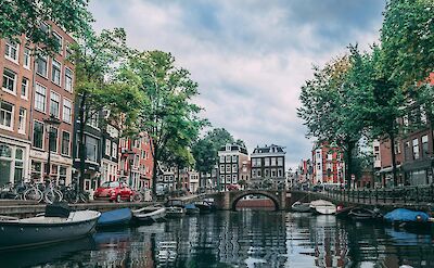 Amsterdam's UNESCO-listed canal network. pexels:Chaitaastic