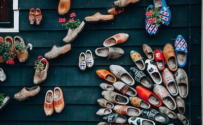 Colorful wooden clogs - A centuries-old symbol of Dutch culture and craftsmanship. pexels:Helen1
