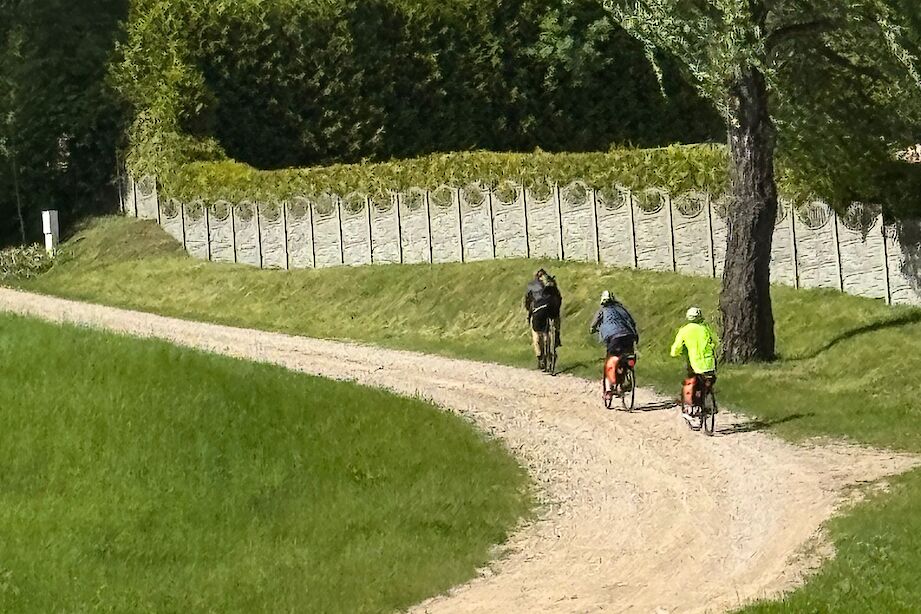 Cycling through the Baltic countryside. CC:Raymond Lemoine