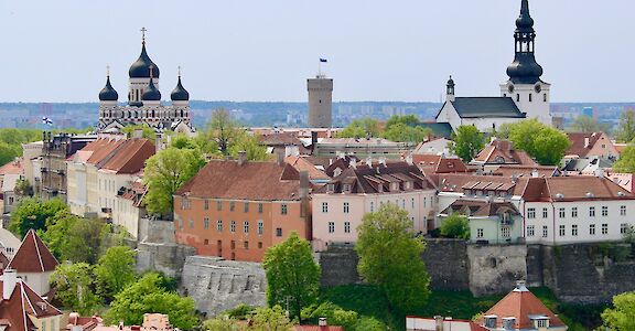 Skyline of Tallinn, Estonia. Unsplash@Hongbin