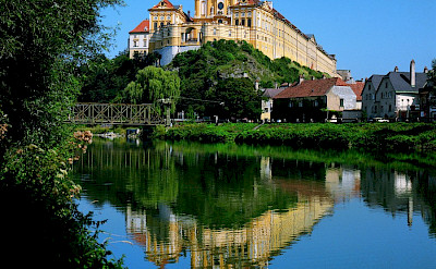 Abbey of Melk, a Baroque Benedictine monastery, Lower Austria. &copy;Austrian National Tourist Office
