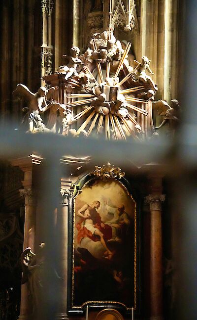 Interior of a church in Passau, Germany. Unsplash@Lok Gwan