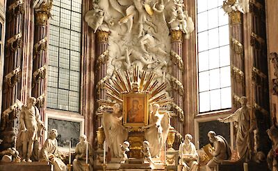 Intricate Baroque altar, Vienna, Austria. Unsplash@June O