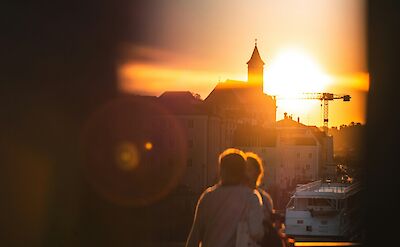 Sunset in Passau, Germany. Unsplash@Tim Baumeister