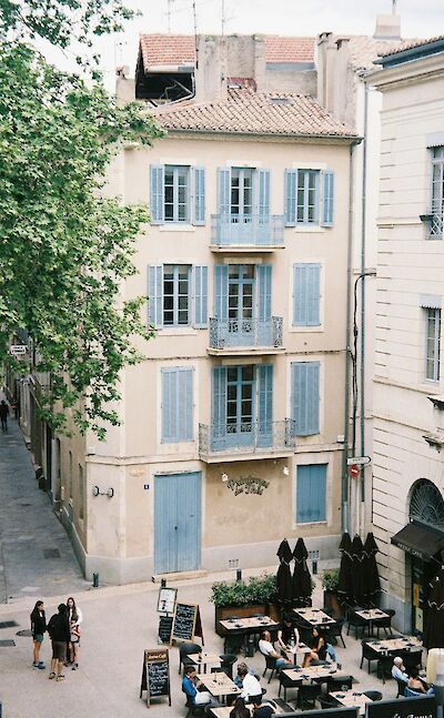 Historic buildings in Avignon's Old Town. unsplash:HongZhao