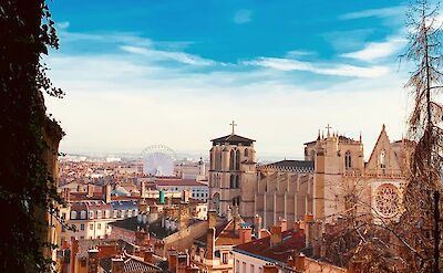 Panoramic view over Vieux Lyon (Old Lyon) and the Sa&ocirc;ne River. Unsplash:SabraDre