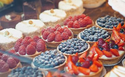 Fresh pastries at a Proven&ccedil;al bakery. unsplash:NataliaY