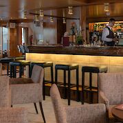 Salon and bar area | Veloria | Bike & Boat