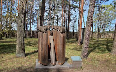 Memorial installations at Sachsenhausen Memorial. Flickr@HuubJanssen