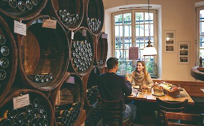 Enjoy regional wines and local cuisine in a traditional wine tavern. to:TN