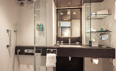 Ensuite Bathroom | Amadeus Cara | Bike & Boat Tour