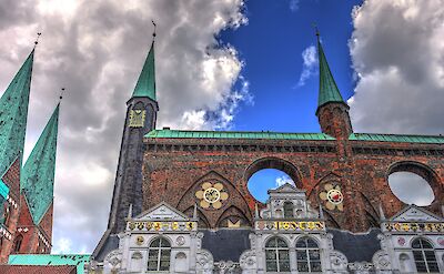 Holsten Gate, the iconic symbol of L&uuml;beck. toBBT