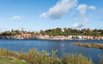 View of Lauenburg along the Elbe River. Unsplash:WolfgangWeiser