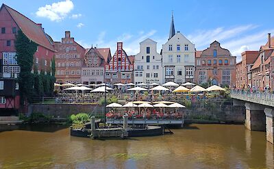 L&uuml;neburg's historic waterfront. pexels:Travelandbeahappy