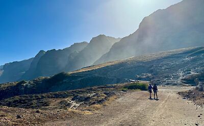 Beginning the Ponta do Sol to Cruzinha hike, Santo Antao, Cape Verde. CC:Rosalind Perrett