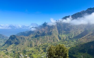 Clouds drifting across the Paul Valley, Santo Antao, Cape Verde. CC:Rosalind Perrett