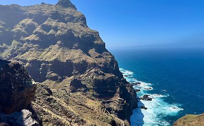 Epic views on the Ponta do Sol to Cruzinha hiking trail, Santo Antao, Cape Verde. CC:Rosalind Perrett