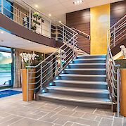 Interior Staircase | Amadeus Diamond | Bike & Boat Tour