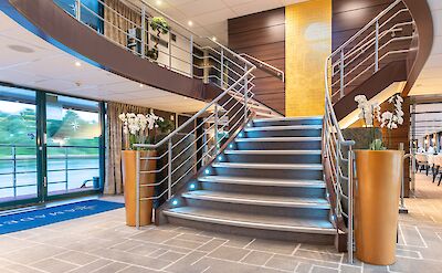 Interior Staircase | Amadeus Diamond | Bike & Boat Tour