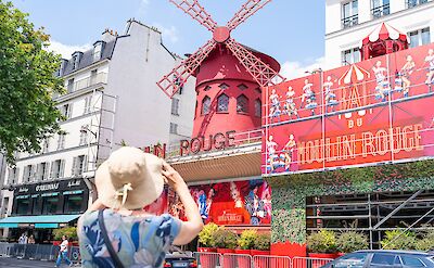 The Moulin Rouge in Paris. toTN