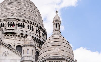 The domes of the Basilica of Sacre-Coeur de Montmartre in Paris. toTN