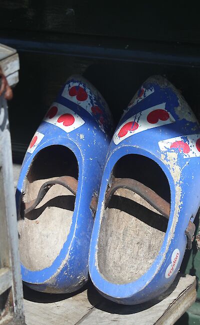 Colorfully painted Dutch clogs. pixabay:creabyasecondlife