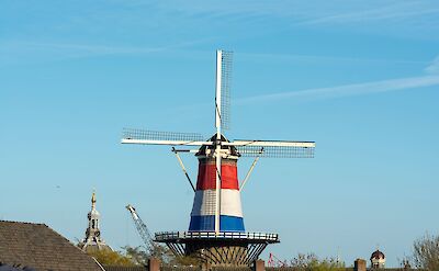 Traditional Dutch windmill in Leiden. pexels:JanVanDerWolf