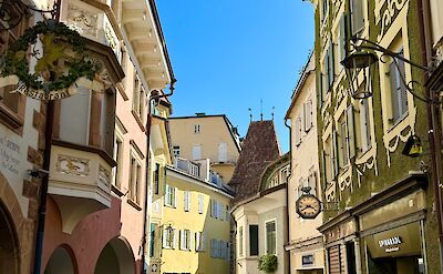 Merano&rsquo;s historic center. cc:Tripsite