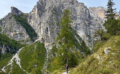 Hiking through the Brenta Dolomites. cc:Tripsite
