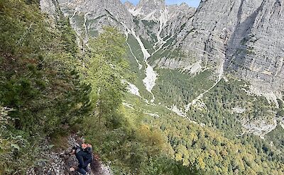 Hiking beneath the Brenta Dolomites. cc:Tripsite