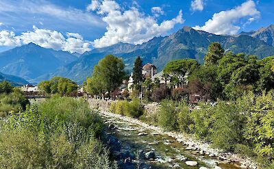 Merano&rsquo;s historic center. cc:Tripsite