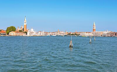 Views across the water toward Venice. toGL