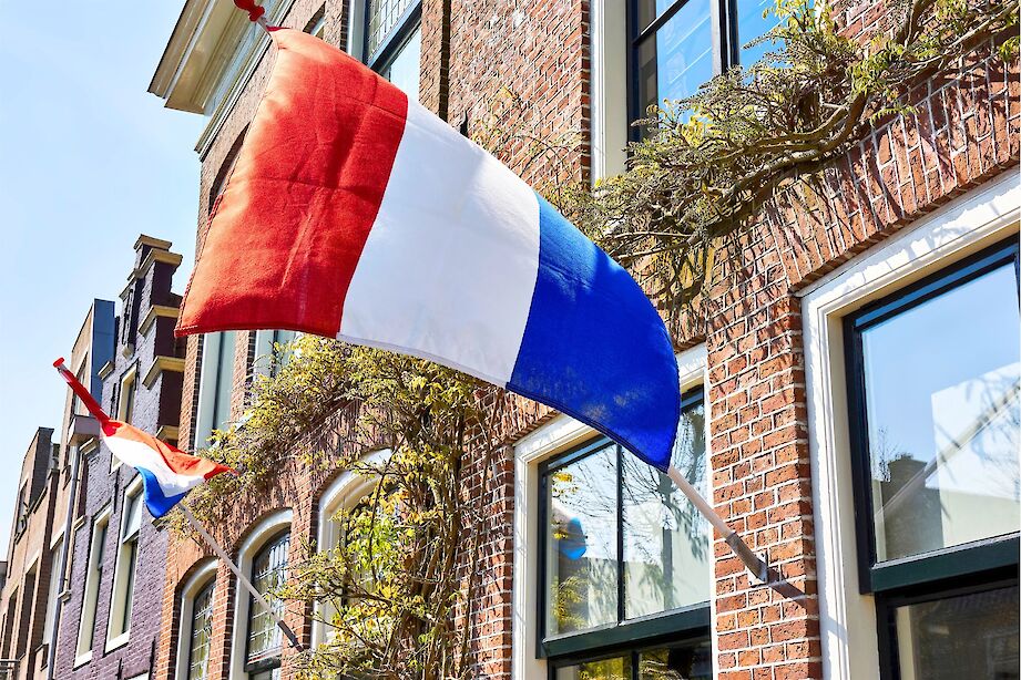 Dutch flags on houses on King's Day. iStock@Harry Wedzinga