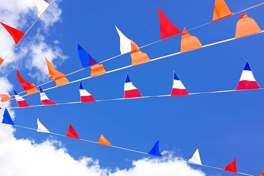 Dutch flags on King's Day. iStock@GM