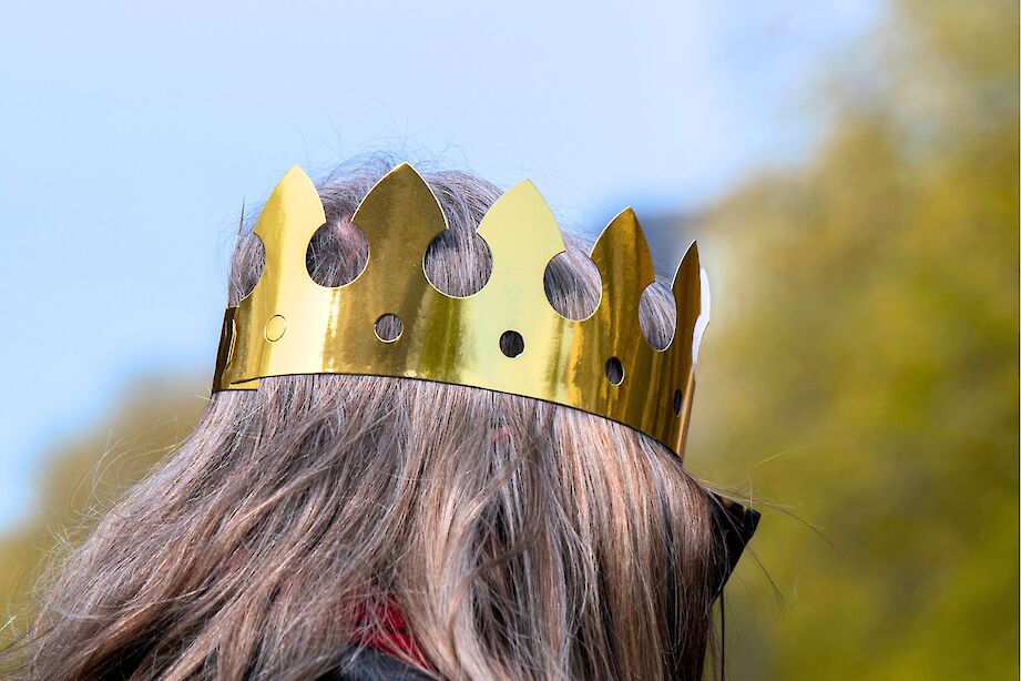 Wearing a crown for King's Day, Netherlands. iStock@Robert vt Hoenderdaal