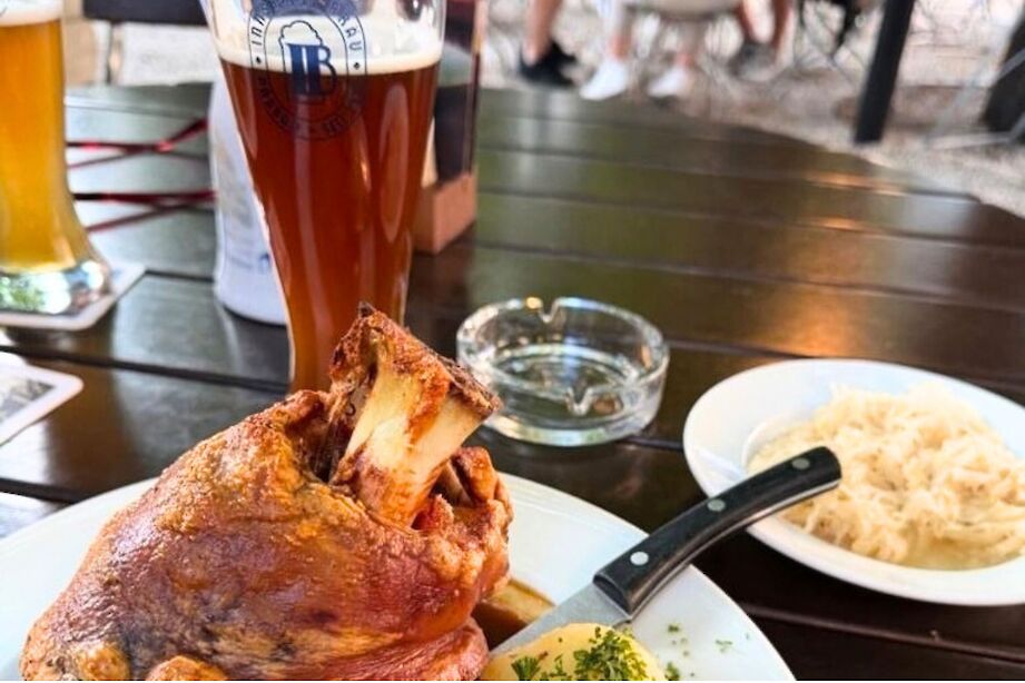 Crispy pork knuckle dish. CC:Stuart Fabel