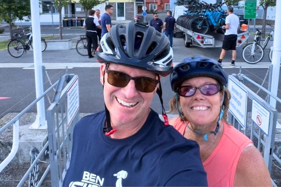 Ready to start the next bike tour. CC:Stuart Fabel