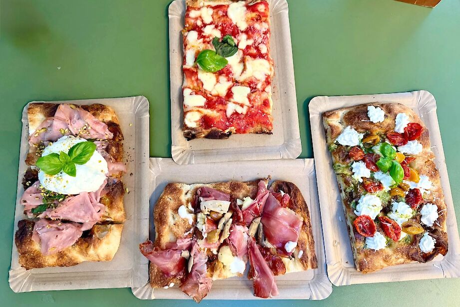Fresh Italian pizzas. CC:Heather Williams