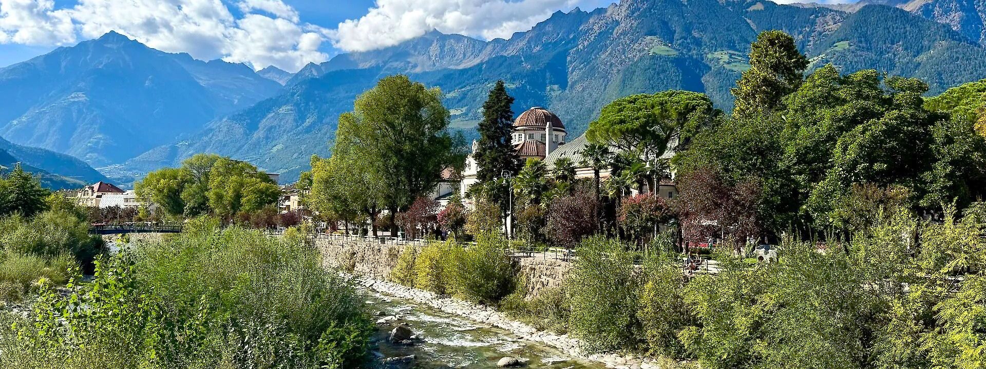 Historic center of Merano, Italy. CC:Heather Williams