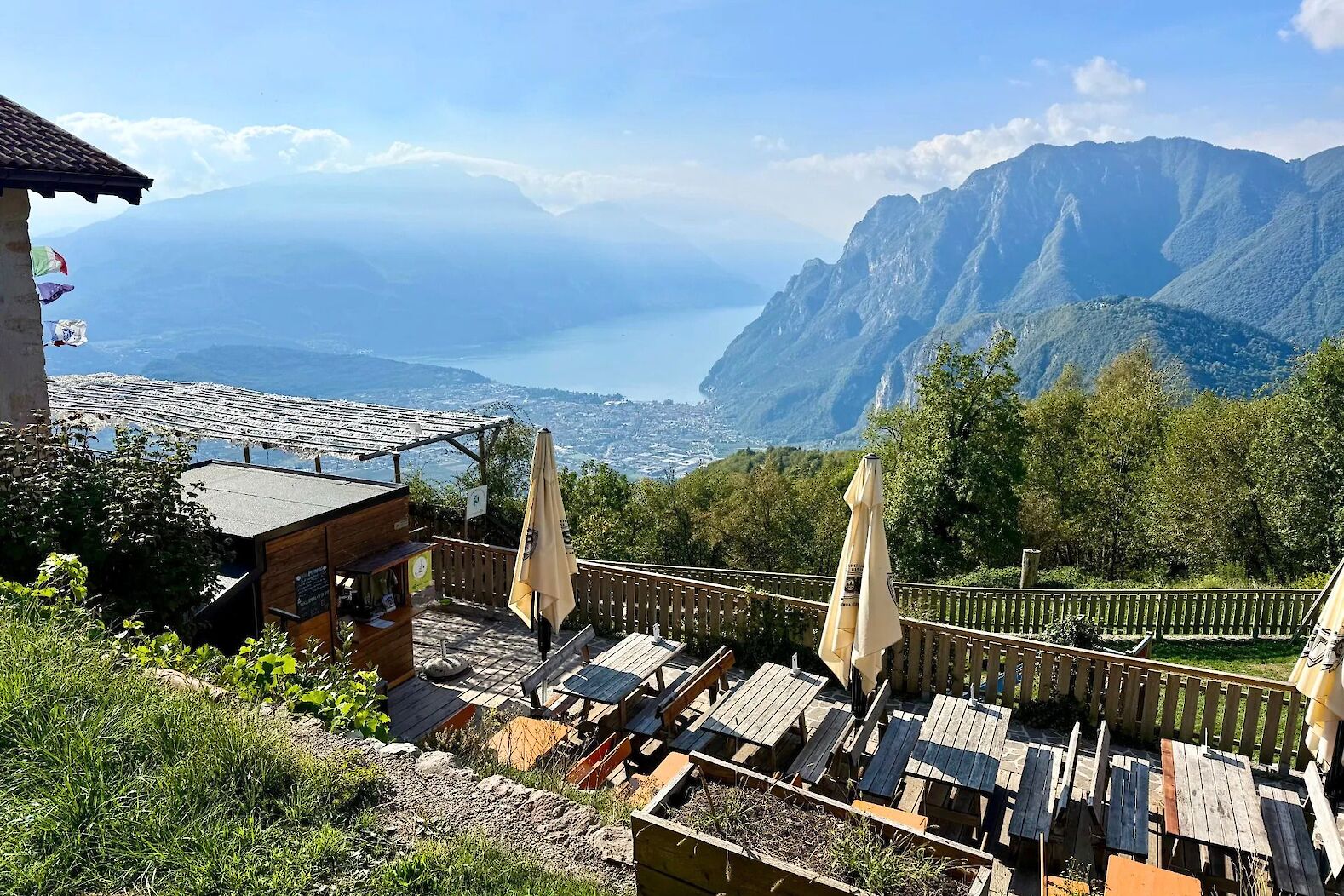 Views of Riva from a refugio, Italy. CC:Heather Williams