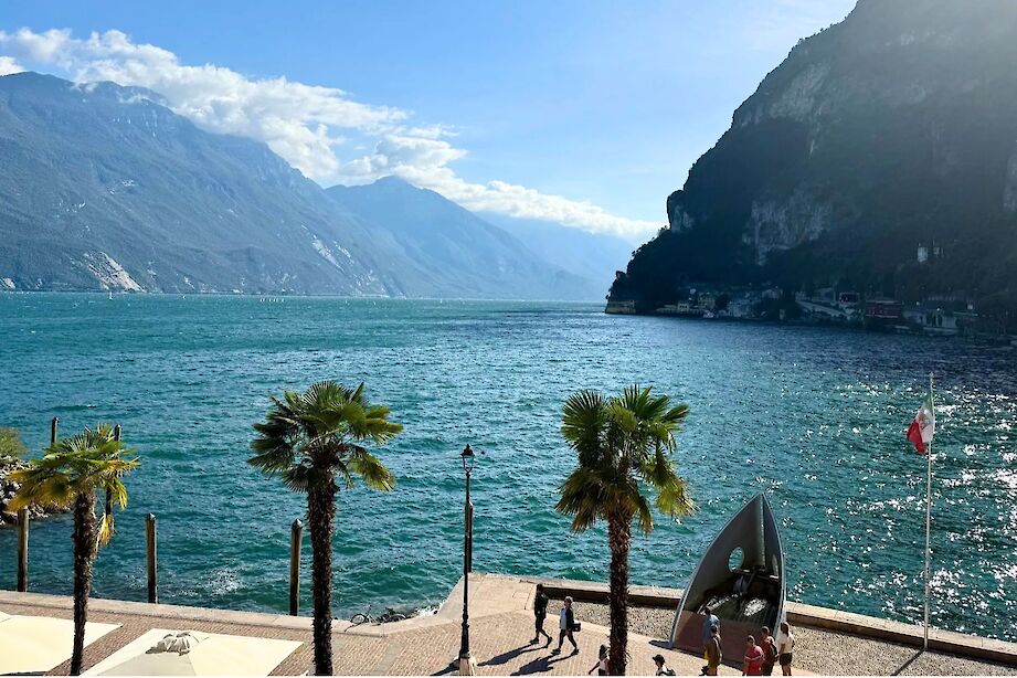 The waterfront of Lake Garda, Italy. CC:Heather Williams