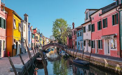 Colorful houses and canals on the island of Murano. unsplash:KevinCharit
