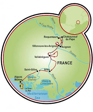 Provence à la Van Gogh Map