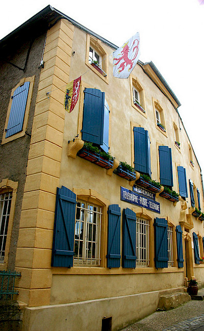Rodemack, France is famous for being a gorgeous town. Here its Post Office. Flickr:Gilles FRANCOIS