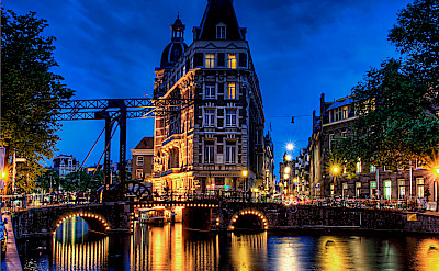 Amsterdam enchants any time of day. Flickr:Elyktra
