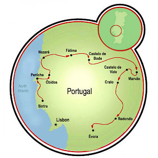 Joias de Portugal Map
