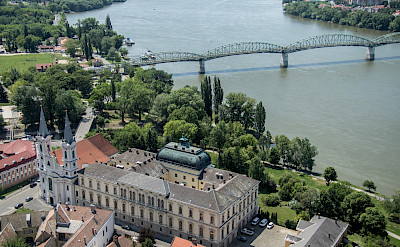 Esztergom along the Danube in Hungary. Flickr:Andrew Moore