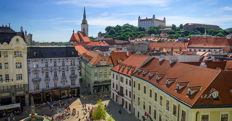 Old Town in Bratislava, Slovakia. CC:Rob Hurson